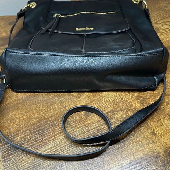 Franco Sarto Faux Leather Crossbody Messenger Bag Purse Pocketbook Handbag - Picture 10 of 11